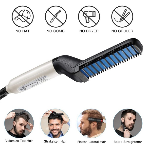 Comb Men Beard and Hair Quick Straightener - Image 4