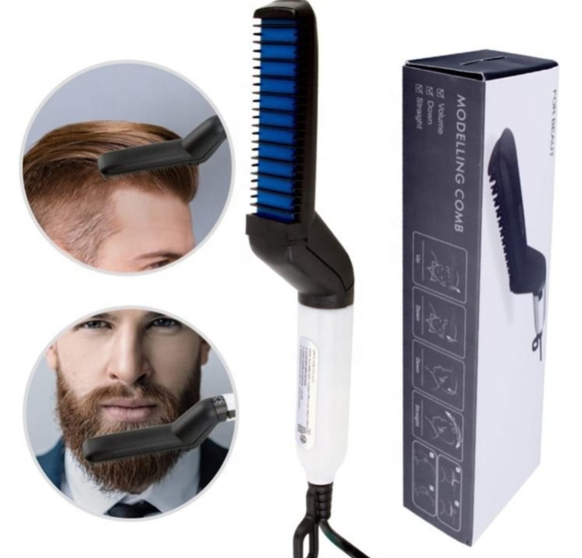Comb Men Beard and Hair Quick Straightener - Image 5